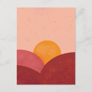 Twilight Sol Set Post Card/Art-utskrift Vykort