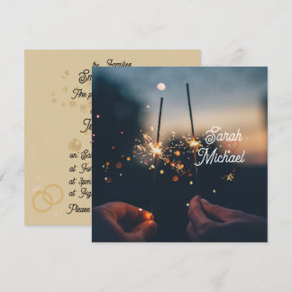 Twilight Spark Romance – Elegant Wedding Sparkler 
