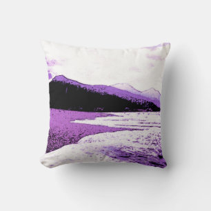 Twilight-stranden i violett och lila kudde