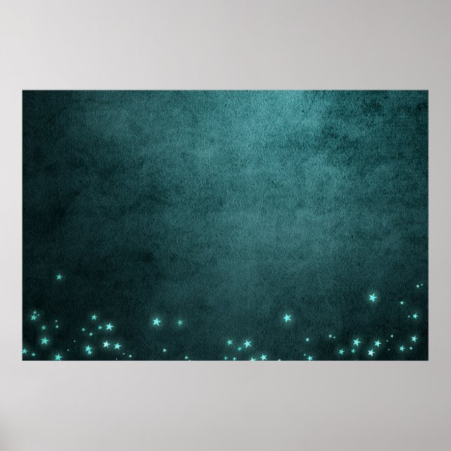 Twilight Teal | Djupa Gröntar för vattenblåsans ny Poster (Framsidan)