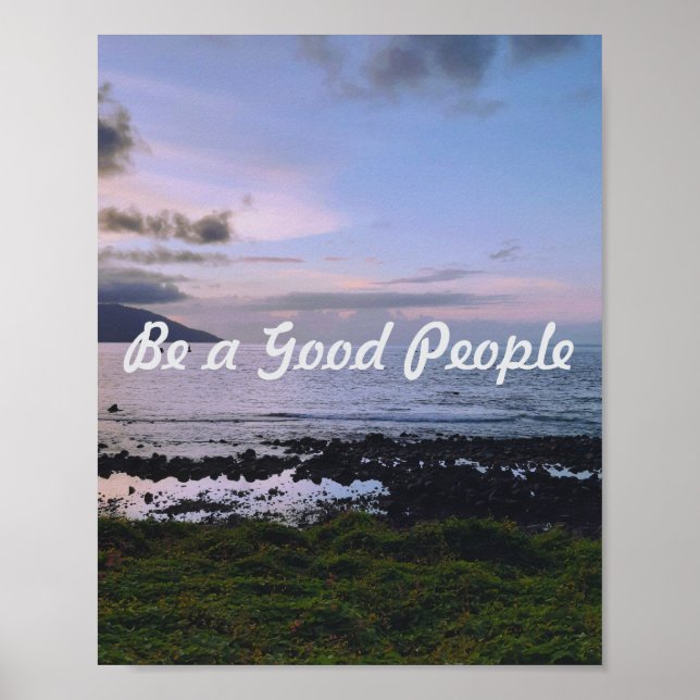 Twilight Tranquibility by the Shore Poster (Framsidan)