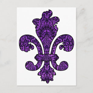 Twilight Violet Goth Vykort