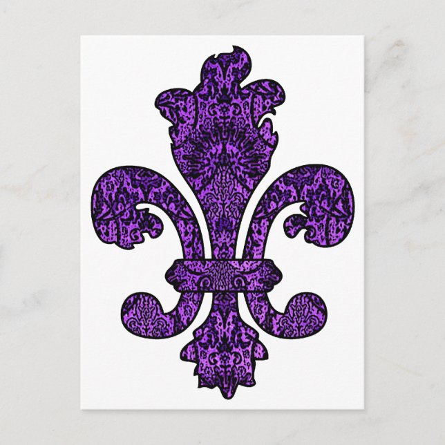 Twilight Violet Goth Vykort (Framsida)