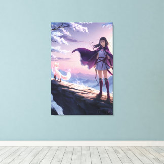 Twilight Warrior | Anime Fantasy-Kanvastryck Canvastryck
