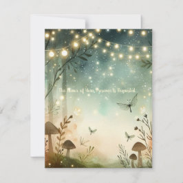 Twilight Whispers of the Woodland Inbjudningar