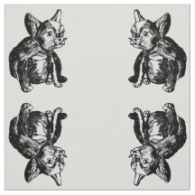 Twill för bomull för fransk bulldoggvalp