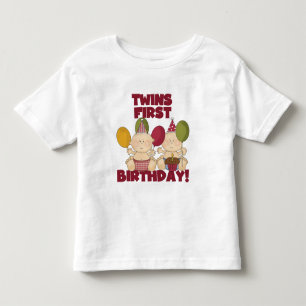 Twillingar 1:a födelsedag - T-shirts och gåvor