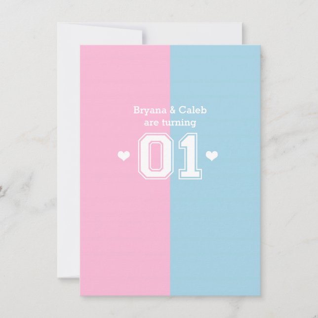 Twillingar Athletic 01 Inbjudan till första födels (Framsida)