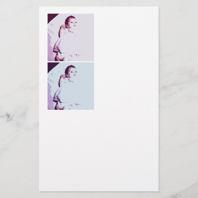Twillingar Baby Brevpapper (Framsida)