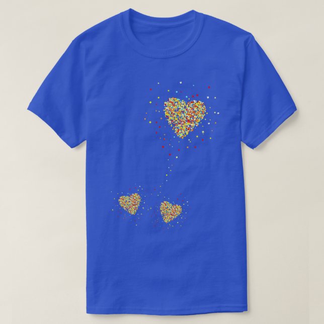Twillingar Baby Gravid Announting Heart 5 T Shirt (Design framsida)