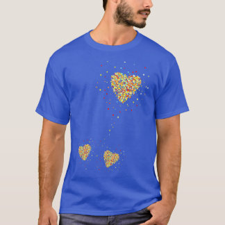 Twillingar Baby Gravid Announting Heart 5 T Shirt