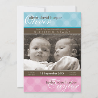 TWILLINGAR BABY TACK: harmoni 1P Meddelande