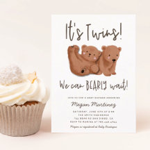 Twillingar Bear Baby Shower