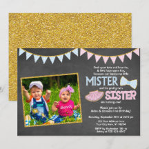 Twillingar Bjud in på födelsedag | Mister och syst