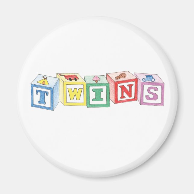 Twillingar blockerar grafik magnet (Framsidan)