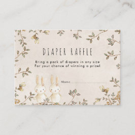 twillingar blommigt Försändelsekort Raffle Tilläggskort