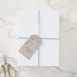 Twillingar Boy and Girl Shower Parbrella Presentetikett