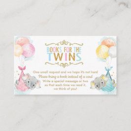 Twillingar Boy Girl ska ta med Bok i stället Tilläggskort