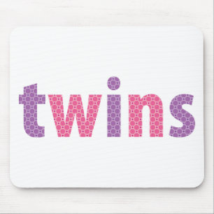 TWILLINGAR COLLECTION - flickor {violet + rosa} Musmatta