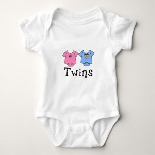 Twillingar Cute Bodydress 1 girl & 1 Boy Tröja