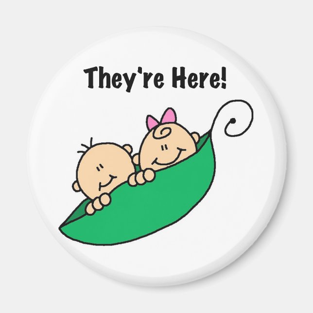 Twillingar de är här magnet (Framsidan)