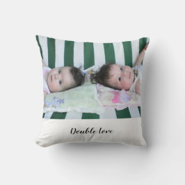 Twillingar Dubbla Kärlek, Hearts Mönster Kudde