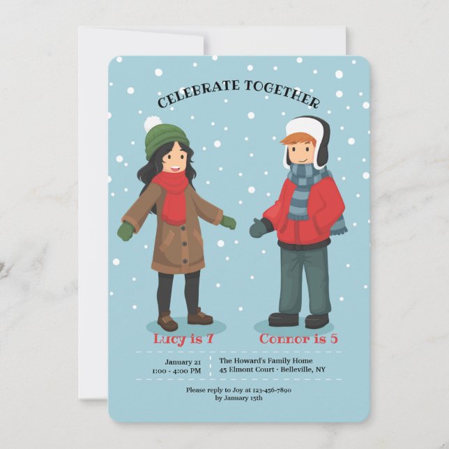 Twillingar eller inbjudan till gemensam vinterföde (Framsida)