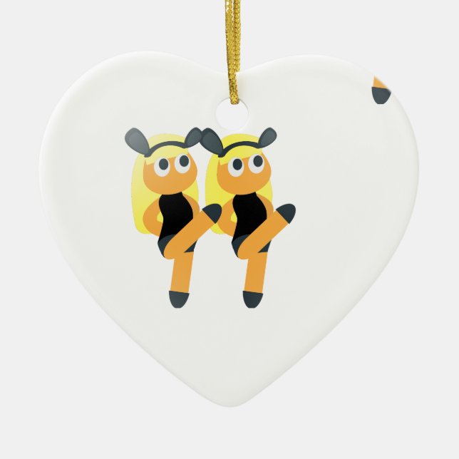 twillingar emoji julgransprydnad keramik (Framsidan)