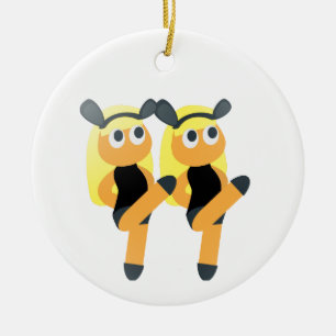 twillingar emoji julgransprydnad keramik