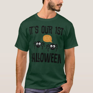 Twillingar First Halloween-familjen T Shirt