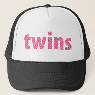 TWILLINGAR - flickor {rosa} Truckerkeps