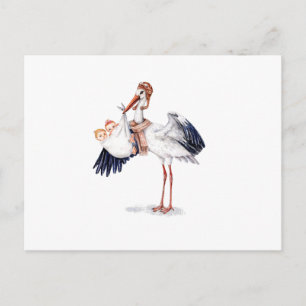 Twillingar för Aviator Stork-transport Vykort