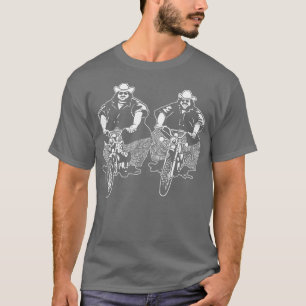 Twillingar för tjock av motorcyklar t shirt