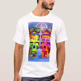 Twillingar för Twilight Revelery Ken Gage Skull T Shirt