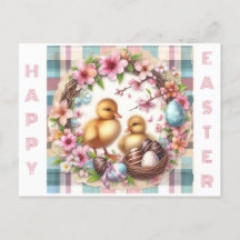 Twillingar Första Påsk vattenfärgen Två dubbelsidi