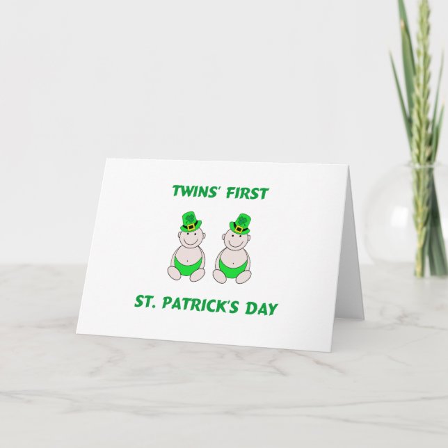 Twillingar Första St. PatrickÃ Kort (Framsida)