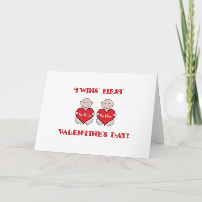 Twillingar första Valentinesen Helgkort (Framsida)