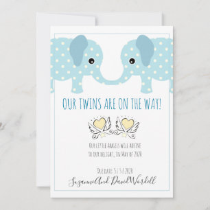 Twillingar Gravid Meddelande om Whimsical Elephant