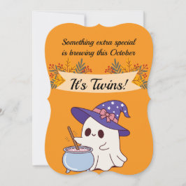 Twillingar Halloween ThGodkänd Gravid Meddelande