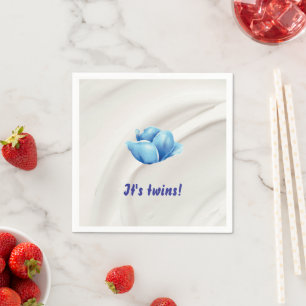 Twillingar i Bloom Baby Shower Pappersservett