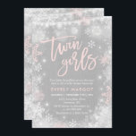 Twillingar Inbjudan till skjortdusch för Winter Ba<br><div class="desc">Twillingar Inbjudan till Vinterbabysknappen. 
Alla formgivningar är © PIXEL PERFECTION PARTY LTD</div>