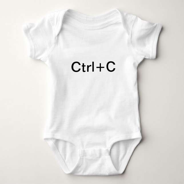 Twillingar kopierar och klistrar Ctrl+C Tee (Framsida)