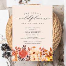 Twillingar Little Wildblomma Flower Baby Shower
