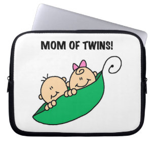 Twillingar Mamma-ärter i Pod-gåvor Laptop Sleeve