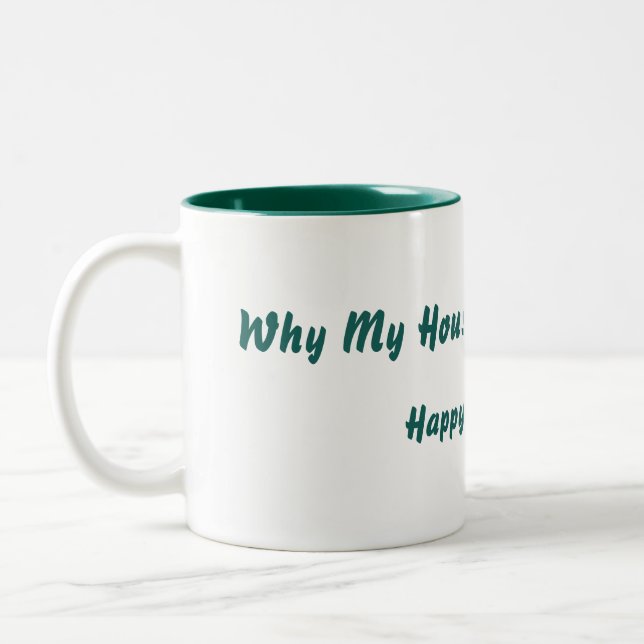 Twillingar Mugg-gåva från föräldrar till Twillinga Två-Tonad Mugg (Vänster)