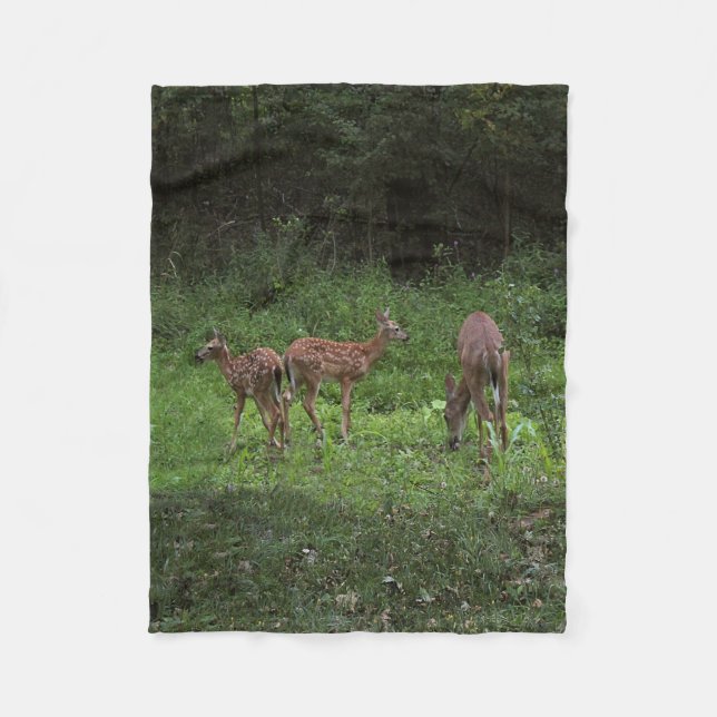 Twillingar och deras mammor fleecefilt (Framsidan)