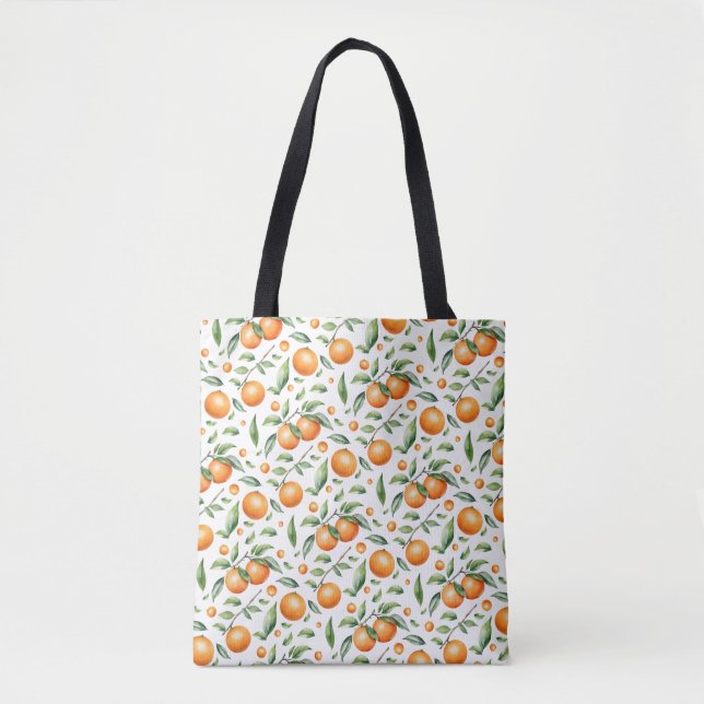 Twillingar Orange Baby Shower Tob Bag Tygkasse (Framsida)