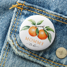Twillingar Orange Babykläder Mamma att vara knapp