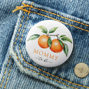 Twillingar Orange Babykläder Mamma att vara knapp