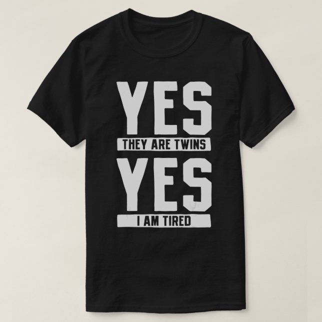 Twillingar Parent Mamma Pappa T Shirt (Design framsida)